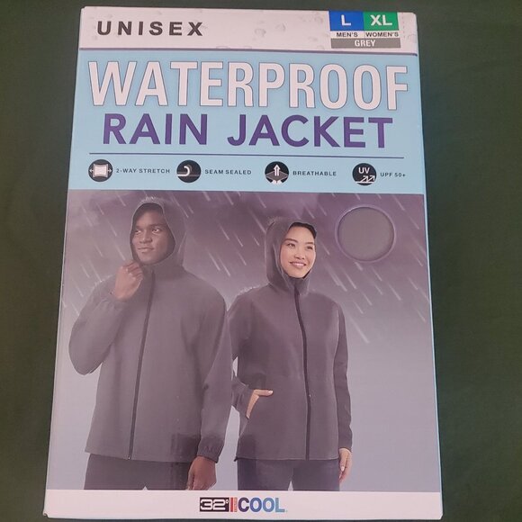 32 Degrees Unisex Rain Jacket Men’s L / Women’s XL - Picture 1 of 2